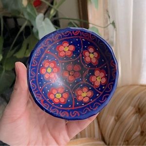 Painted ceramic bowl